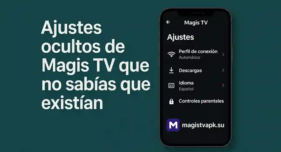 Ajustes ocultos de Magis TV que no sabías que existían