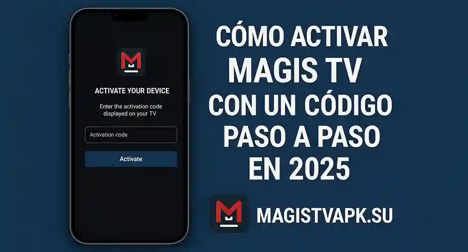 Cómo activar Magis TV con un código paso a paso en 2025
