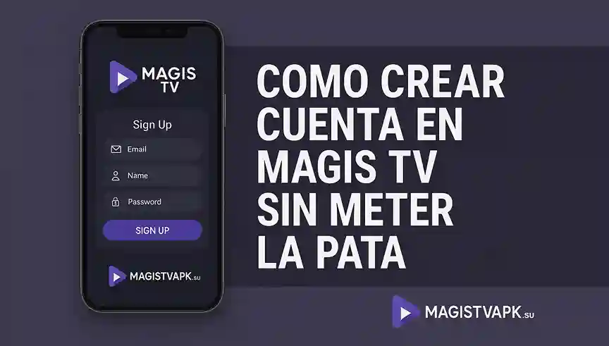 Como crear cuenta en Magis TV sin meter la pata