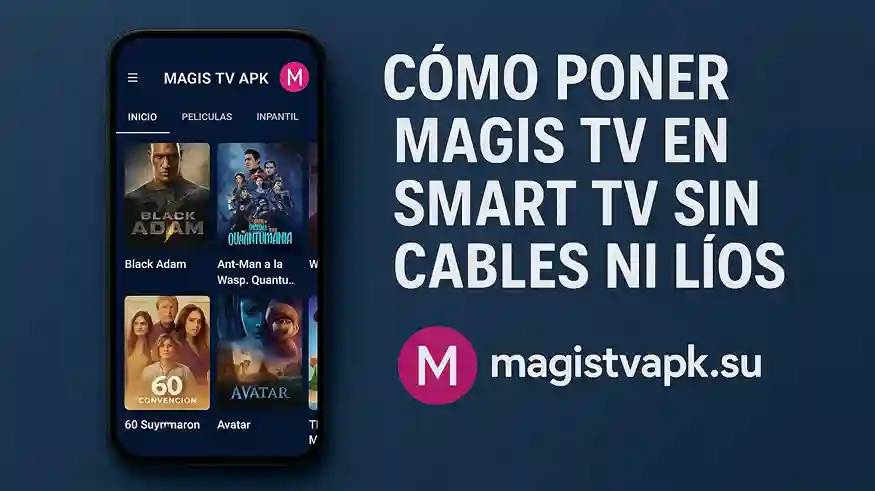 Cómo poner Magis TV en Smart TV sin cables ni líos