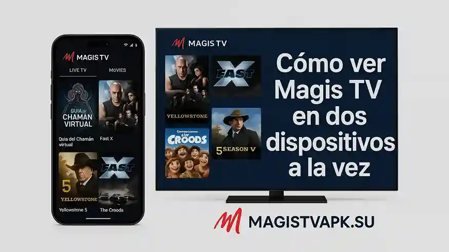 Cómo ver Magis TV en dos dispositivos a la vez