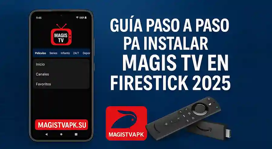 Guía paso a paso pa instalar Magis TV en Firestick 2025