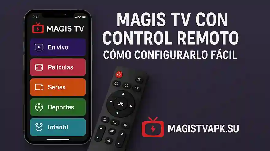 Magis TV con control remoto cómo configurarlo fácil