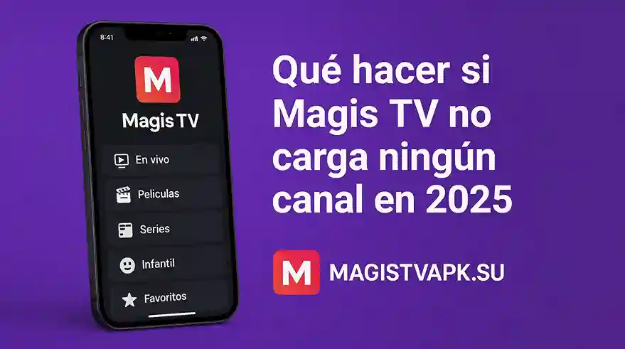 ué hacer si Magis TV no carga ningun canal en 2025